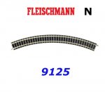 9125 Fleischmann N Curved track R2:225,6mm, 45°