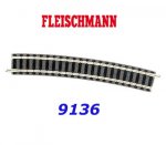 9136 Fleischmann Profi curved track R4:430mm, 15°