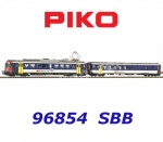 96854 Piko Set el. pohoného vozu a řídícího vozu Rbe 4/4 NPZ, SBB