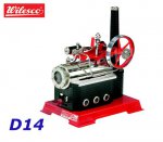 D14 00014 Wilesco Double-Action Steam Static Engine