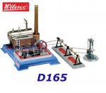 D165 00165 Wilesco Set parního stroje a příslušenství
