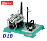 D18 00018 Wilesco  Steam Engine with Dynamo and Light