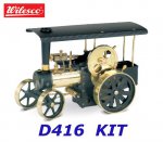 D416 Wilesco Traction Steam Engine Black-Brass Kit