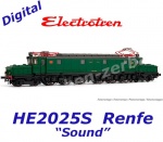 HE2025S Electrotren Heavy electric locomotive 272 003-5 of the RENFE - Sound