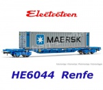 HE6044 Electrotren 4-axle container wagon MMC3 "Maersk" of the RENFE