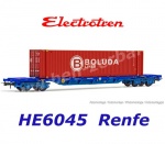 HE6045 Electrotren Container wagon MMC3 with container  "Boluda" of the Transfesa
