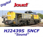 HJ2439S Jouef Dieselová lokomotiva Vossloh DE 18, Akiem/SNCF Réseau - Zvuk