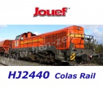 HJ2440 Jouef Diesel locomotive Vossloh DE 18 of the COLAS RAIL