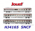 HJ4165 Jouef Set of 3 Passenger Coaches “TEE Mistral” of the SNCF