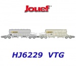 HJ6229 Jouef  Set of twof hopper wagons Type Taoos “Simotra” of VTG France