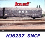 HJ6237 Jouef Covered wagon Lails, blue livery, 