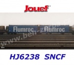 HJ6238 Jouef Covered wagon Lails, blue livery, "Flumroc" of the SNCF