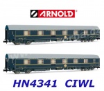 HN4341 Arnold N Set 2 lůžkových vozů T2, DB/CIWL
