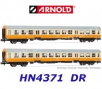HN4371  Arnold N  Set of 2 coaches "Cities Express" of the DR