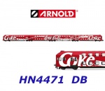 HN4471 Arnold N Set 4 osobních dvoupodlažních vozů řady DBv  "Coca-Cola", DB