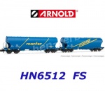 HN6512 Arnold N  Set of 2 swivel roof wagons  