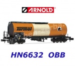 HN6632 Arnold N 4-nápravový isolovaný cisternový vůz "Turmöl", OBB