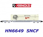HN6649 Arnold N Container Car with 45' container "GEODIS", SNCF/Novatrans