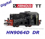 HN9064D Arnold TT Shunting diesel locomotive Köf II (Kö 5741) of the DR with DCC decoder