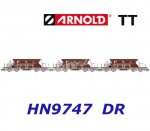 HN9747 Arnold N Set of 3 self-unloading wagons Type Fac 125, high of the DR