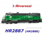 HR2887 Rivarossi Diesel locomotive Type U25C, of the Burlington Northern
