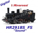 HR2918S Rivarossi Parní lokomotiva Gr.835 s olejovými lampami, FS - Zvuk