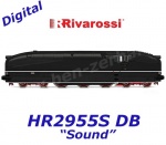 HR2955S Rivarossi Kapotovaná parní lokomotiva řady 61,černé provedení, DB - Zvuk