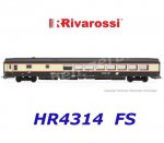 HR4314 Rivarossi Restaurant coach Gran Confort ‘87, “Bandiera” of the FS