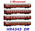 HR4343 Rivarossi Set 4 jídelních a lůžkových vozů  