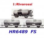HR6489 Rivarossi Set of 3 tank wagons, of the FS