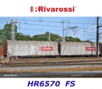 HR6570 Rivarossi Sliding tarpaulin wagon Lails  "Indesit" of the FS
