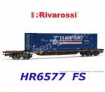 HR6577 Rivarossi Container wagon Sgnss with' container DI MARTINO of the FS CEMAT