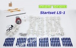 LS-1 Magnorail Basic Starter Kit + 2 vehicle sliders, H0