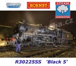 R30225SS Hornby Steam Locomotive Stanier 5MT "Black", BR - Sound and Smoke