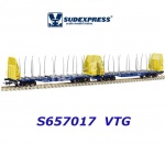 S657017 Sudexpress Dvojitý vůz pro přepravu dřeva Sggmrss, VTG