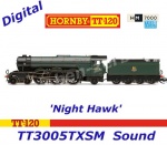TT3005TXSM Hornby TT Steam Locomotive A3 Class, "Night Hawk" 60078 of the BR - Sound