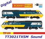 TT3021TXSM Hornby TT Two-pcs train set Class 43 HST InterCity 125 of the BR - Sound