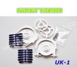 UK-1 Magnorail 2 return loops 180° with 15 cm chain for Magnorail system.