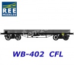 WB-402 REE Modeles 4-axle low sides open car Type NTyw, of the CFL
