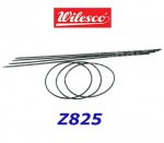 Z825 Wilesco Flexible Belts diameter 2,5 mm, length 260 mm, 5 pcs