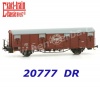 20777B Exact-train Two-axle boxcar Expresswagen Gbqrss, of the DR