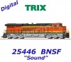 25446 Trix Dieselová lokomotiva General Electric ES44AC, BNSF- Zvuk + dynamický kouř