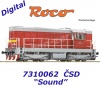 7310062 Roco Dieselová lokomotiva T 466 2129, ČSD - zvuk