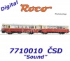 7710010 Roco Diesel railcar M 152 0262 with trailer type Blm of the CSD - Sound