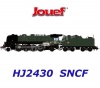 HJ2430 Jouef Parní lokomotiva 141 R 44 zelená/černá, SNCF