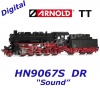 HN9067S Arnold TT Steam locomotive with tender, BR 58.40 of the DR - Sound