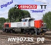 HN9073S Arnold TT Dieselová lokomotiva Vossloh  DE 18, DB Cargo - Zvuk