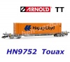 HN9752 Arnold TT Kontejnerový vůz řady Sffgmss 'Happag Lloyd', TOUAX