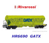 HR6690 Rivarossi  4-nápravový samovýsypný vůz na cereálie 