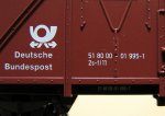 00760-D Märklin Box Car Type Gbs 245 Deutche Budespost of the DB